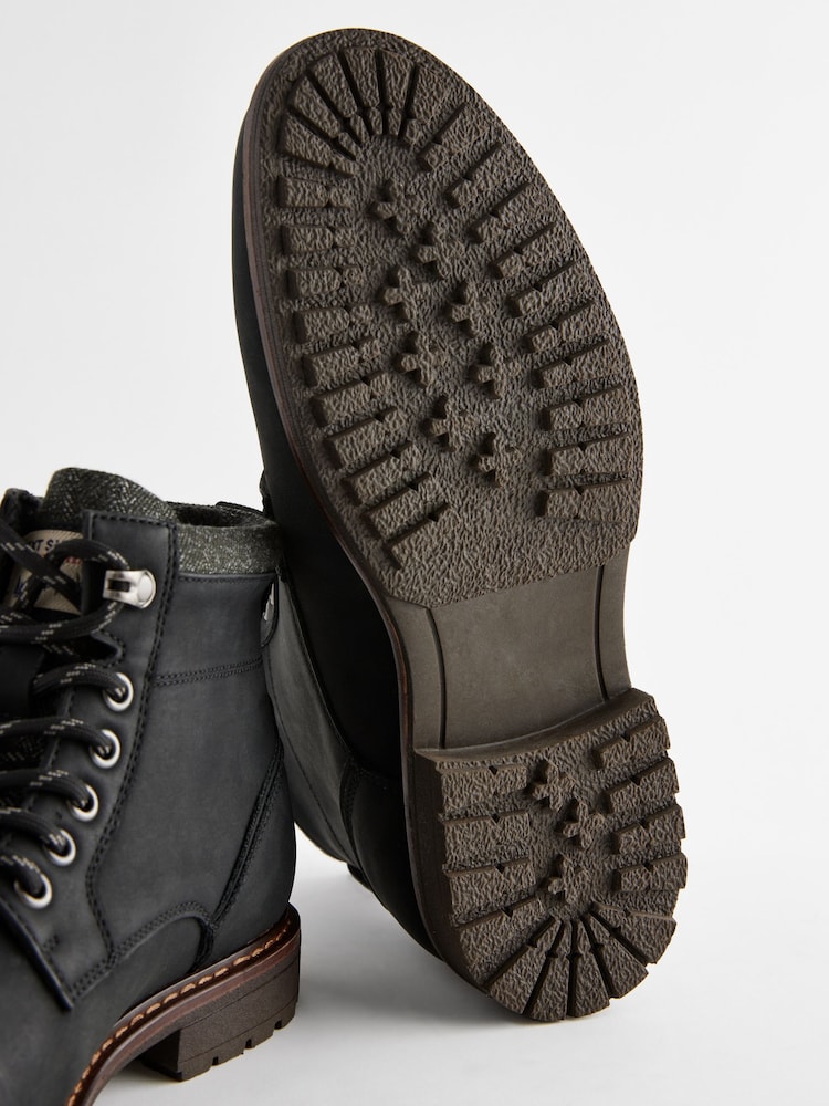 Black Lace Up Chukka Boots - Image 6 of 6