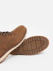 Tan/Brown Leather Sports Boots - Image 3 of 3
