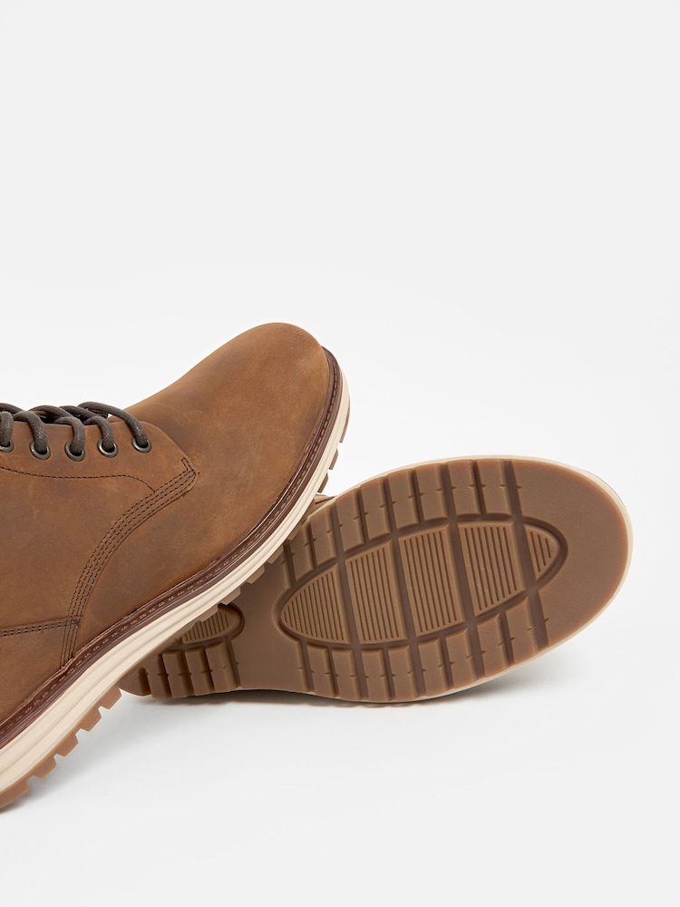Tan/Brown Leather Sports Boots - Image 3 of 3
