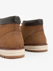 Tan/Brown Leather Sports Boots - Image 6 of 6