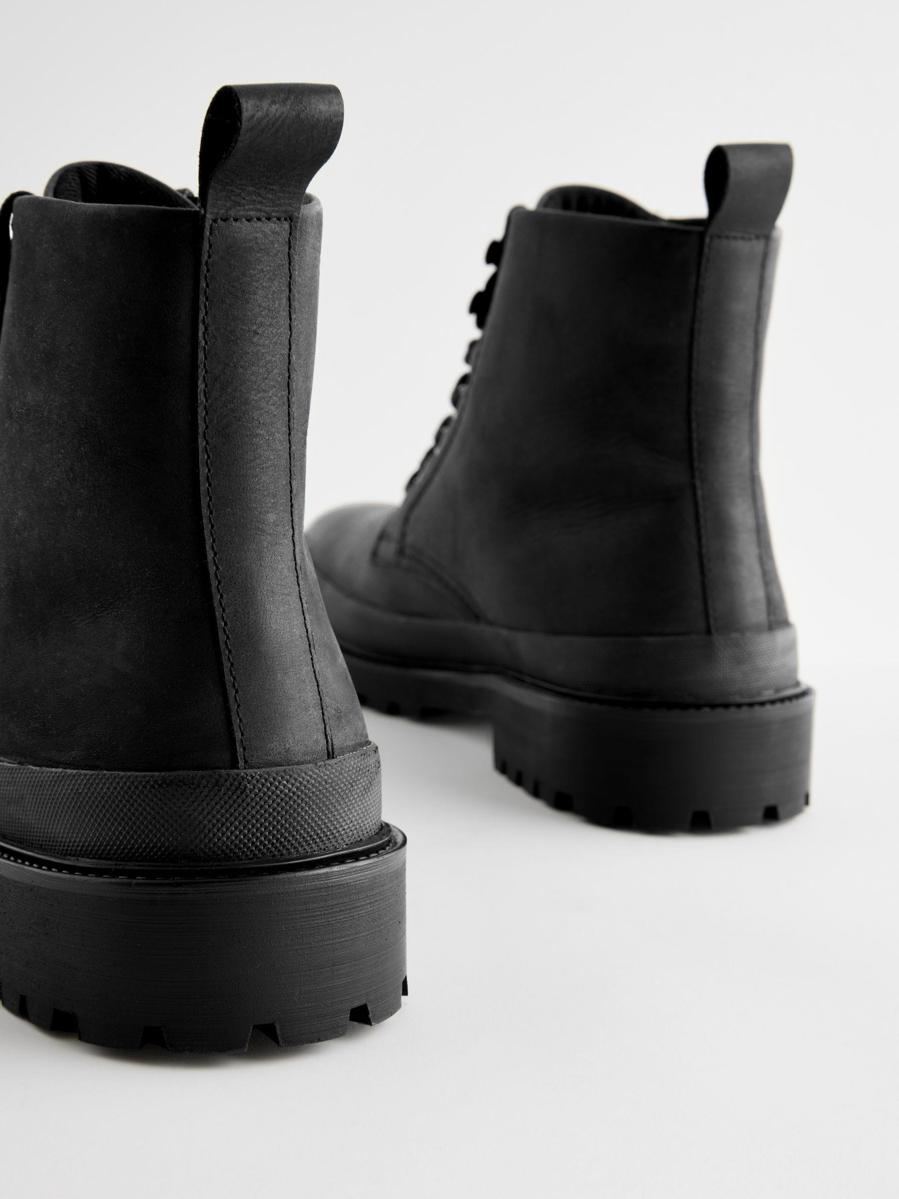 Buy Black Leather Lace Up Boots from Next Canada Buy Black Leather Lace Up Boots from Next Canada