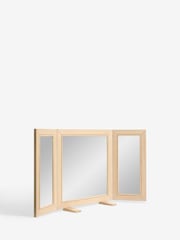 Light Natural Hampton Solid Oak Mirror - Image 5 of 7
