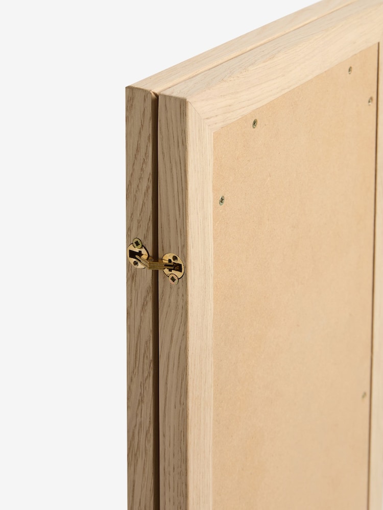 Light Natural Hampton Solid Oak Mirror - Image 7 of 7