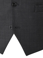 Gris antracita - Skopes Single Breasted Wool Rich Darwin Suit Waistcoat - Imagen 4 de 4