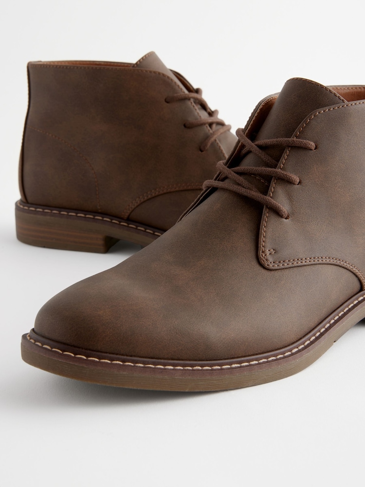 Brown Chukka Boots - Image 3 of 6