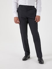 Skopes Charcoal Grey Classic Fit Wool Rich Darwin Suit Trousers - Image 1 of 4