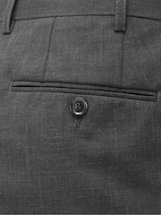 Skopes Charcoal Grey Classic Fit Wool Rich Darwin Suit Trousers - Image 4 of 4