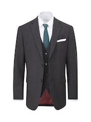 Gris antracita - Skopes Classic Fit Wool Rich Darwin Suit Jacket - Imagen 3 de 4