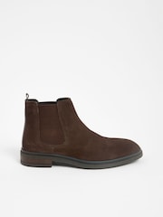 Brown Suede Chelsea Boots - Image 3 of 6