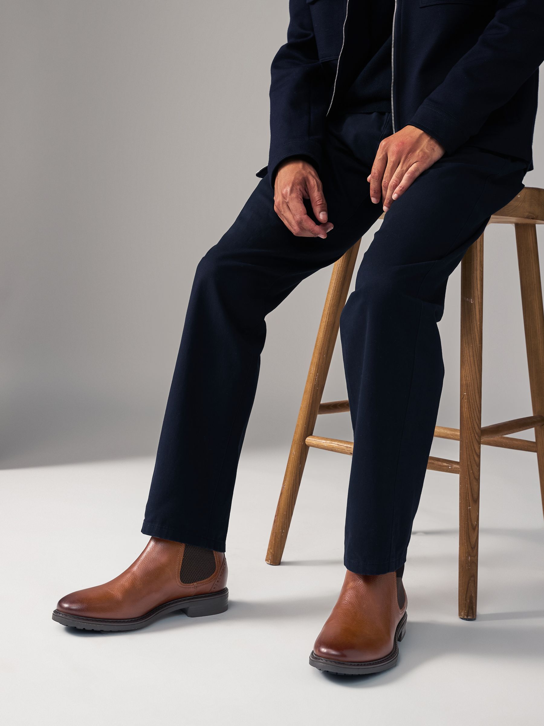 Next tan chelsea boots sales