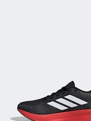 adidas Black/Red Junior Runfalcon Trainers - Image 1 of 8