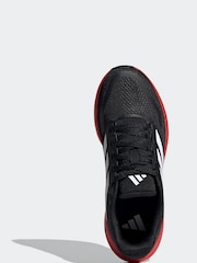 adidas Black/Red Junior Runfalcon Trainers - Image 4 of 8