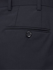 Skopes Navy Blue Classic Fit Darwin Suit Trousers - Image 4 of 4