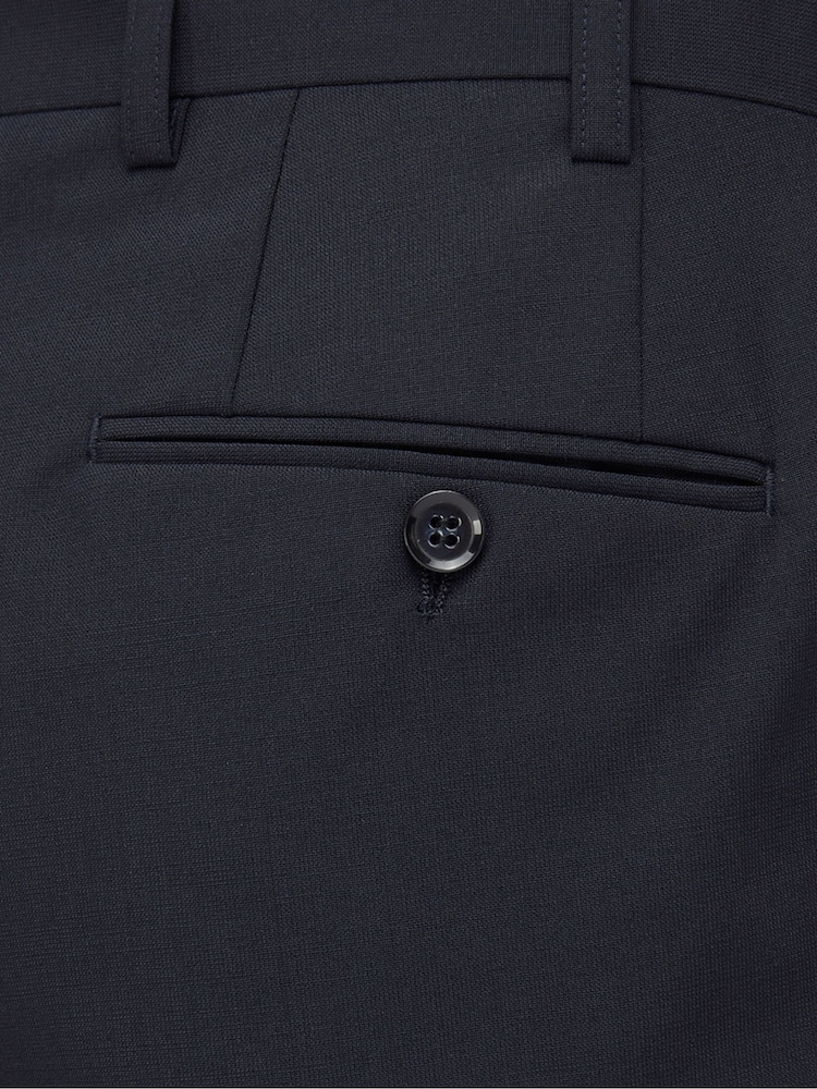 Skopes Navy Blue Classic Fit Darwin Suit Trousers - Image 4 of 4