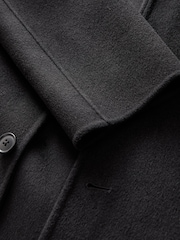 Black Premium Soft Touch Wool Rich Shacket - Image 14 of 16