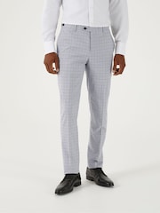 Skopes Tailored Fit Brook Check Suit: Trousers - Imagen 1 de 6