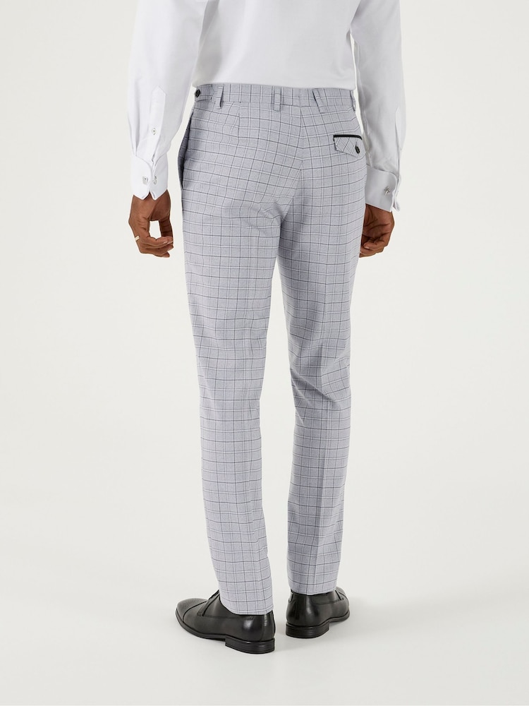 Skopes Tailored Fit Brook Check Suit: Trousers - Imagen 2 de 6