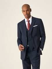 Azul marino - Skopes Classic Fit Wool Rich Darwin Suit Jacket - Imagen 3 de 8