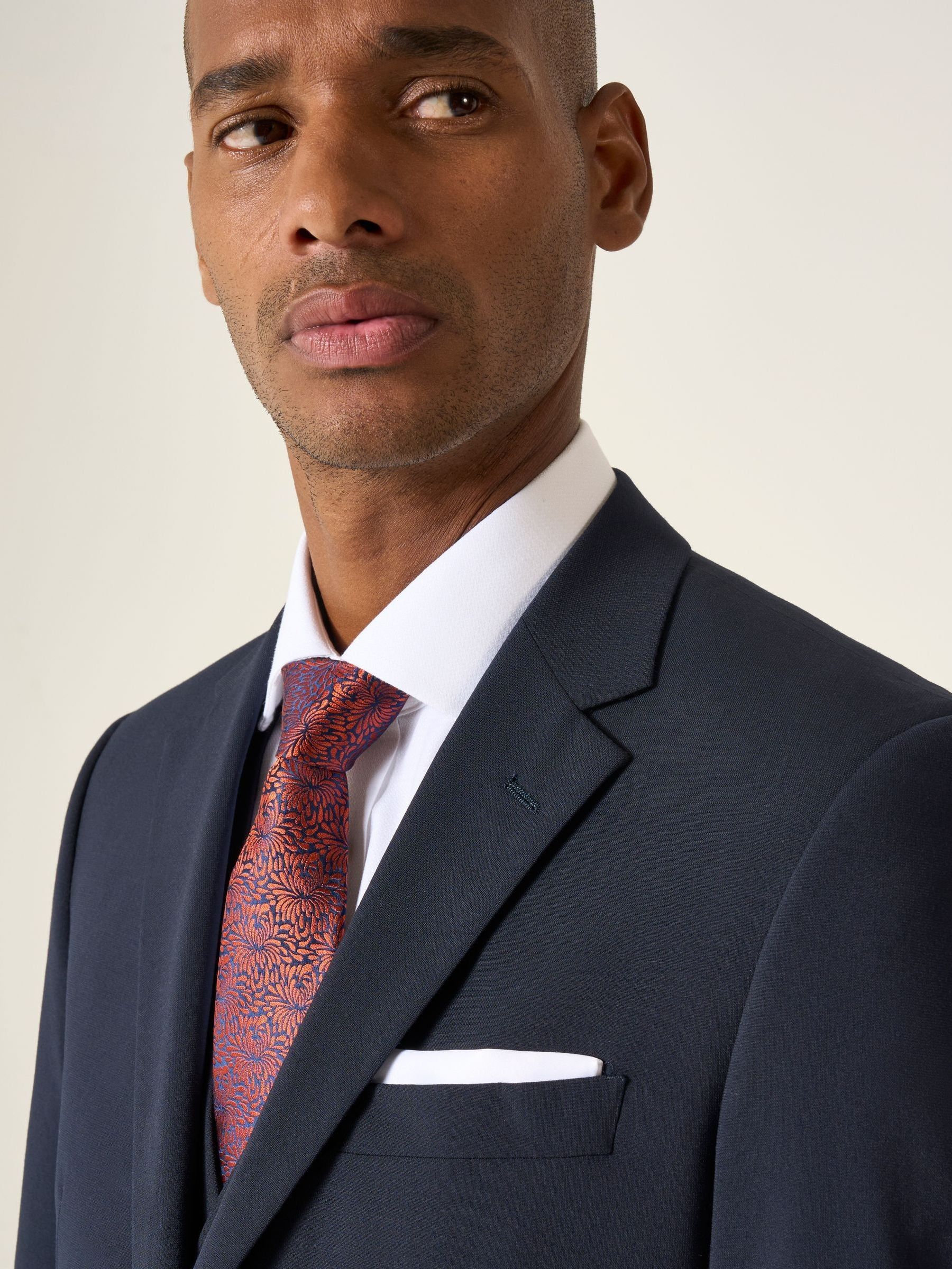Buy Skopes Navy Blue Wool Rich Darwin Suit Jacket from Next USA