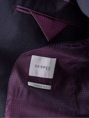 Azul marino - Skopes Classic Fit Wool Rich Darwin Suit Jacket - Imagen 8 de 8
