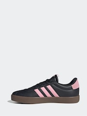 adidas Black/Pink VL Court 3.0 Trainers - Image 2 of 8