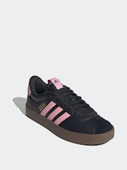 adidas Black/Pink VL Court 3.0 Trainers - Image 3 of 8