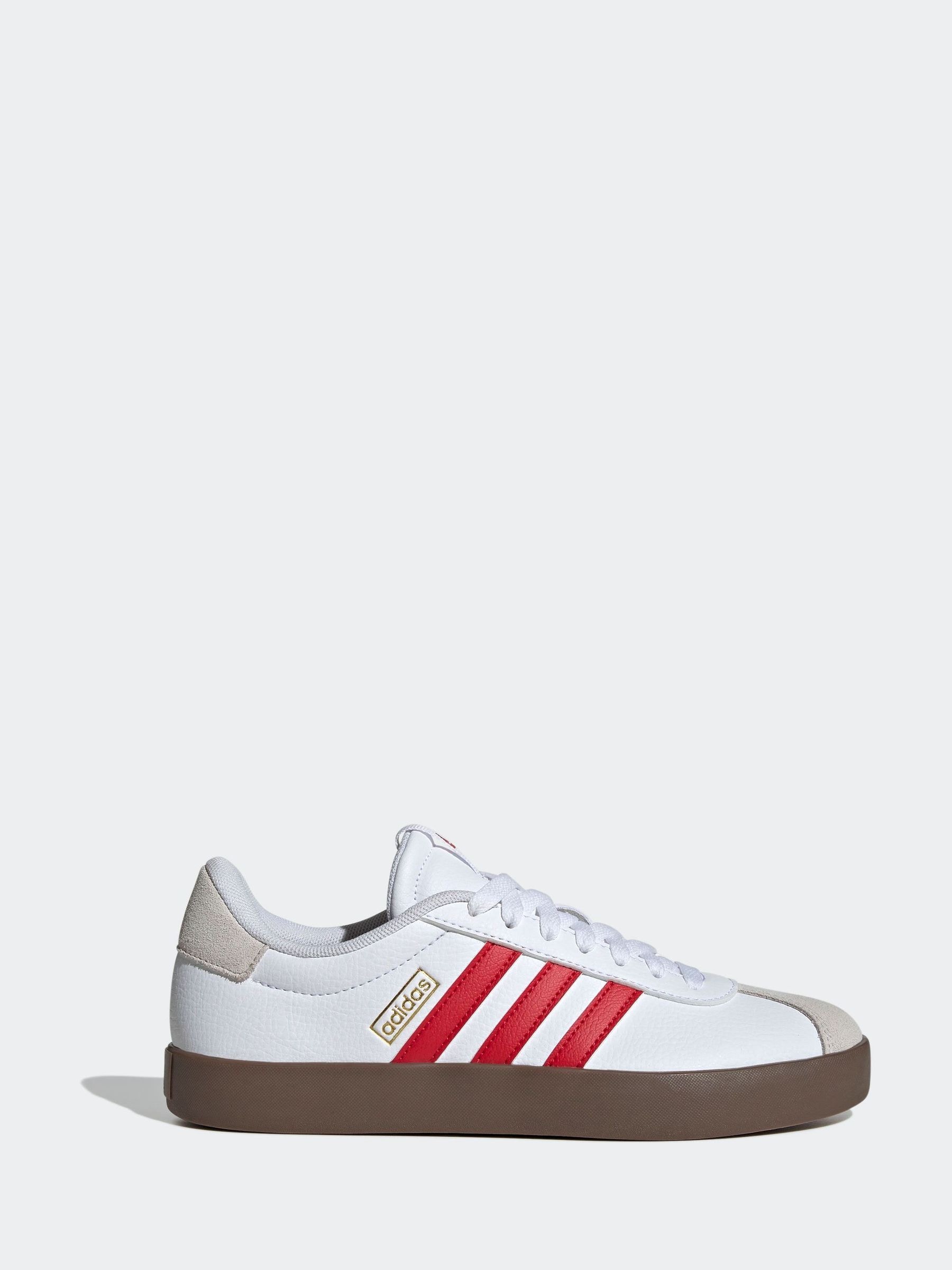 Adidas white and maroon 2025