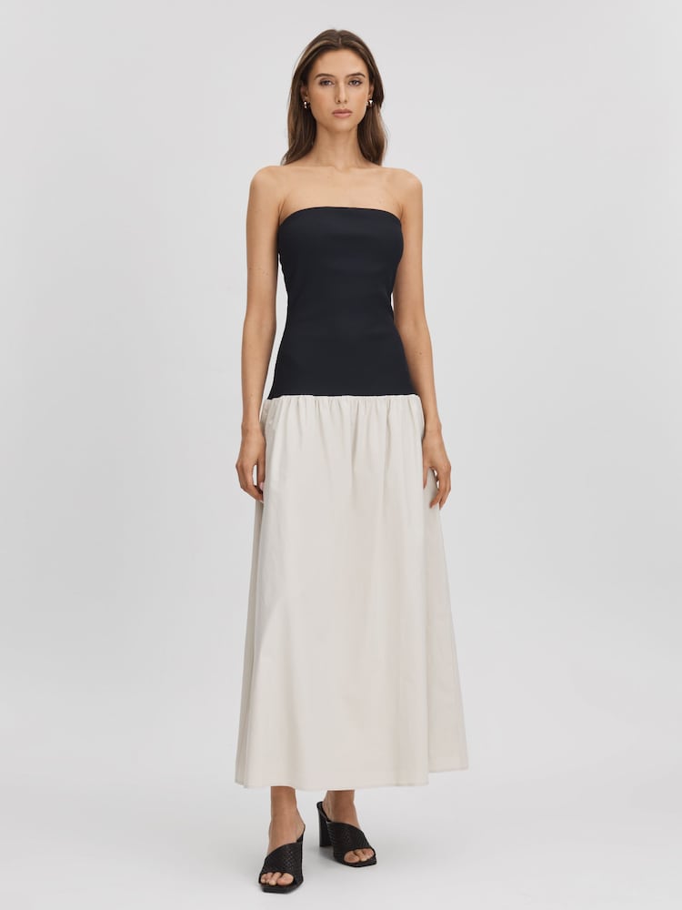 Anna Quan Maxikleid mit niedriger Taille - Bild 1 von 6 Anna Quan Maxikleid mit niedriger Taille - Bild 1 von 6