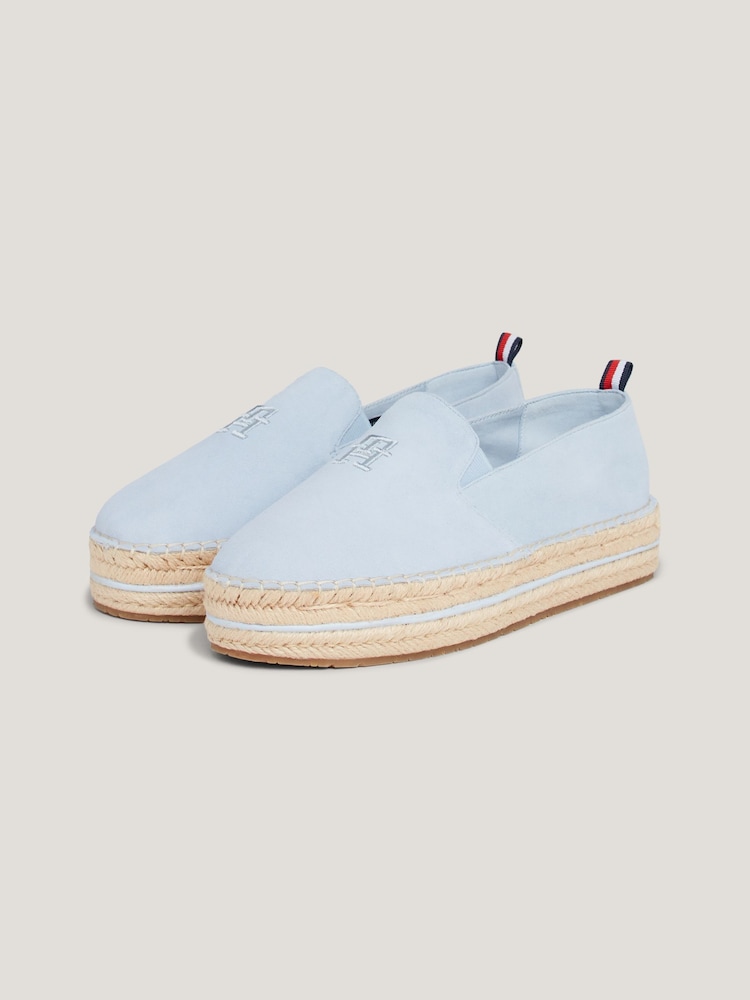 Tommy Hilfiger Blue Flatform Espadrilles - Image 1 of 5