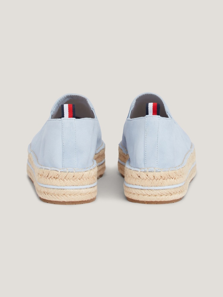 Tommy Hilfiger Blue Flatform Espadrilles - Image 2 of 5