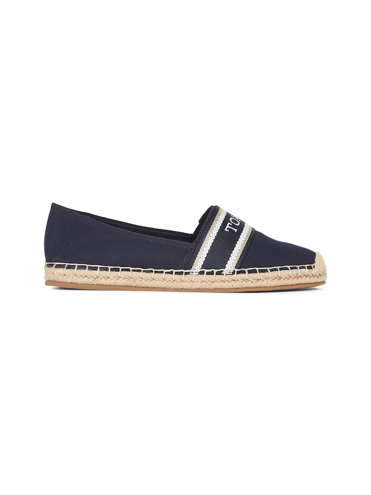 Tommy Hilfiger Blue Mono Webbing Espadrilles - Image 2 of 4