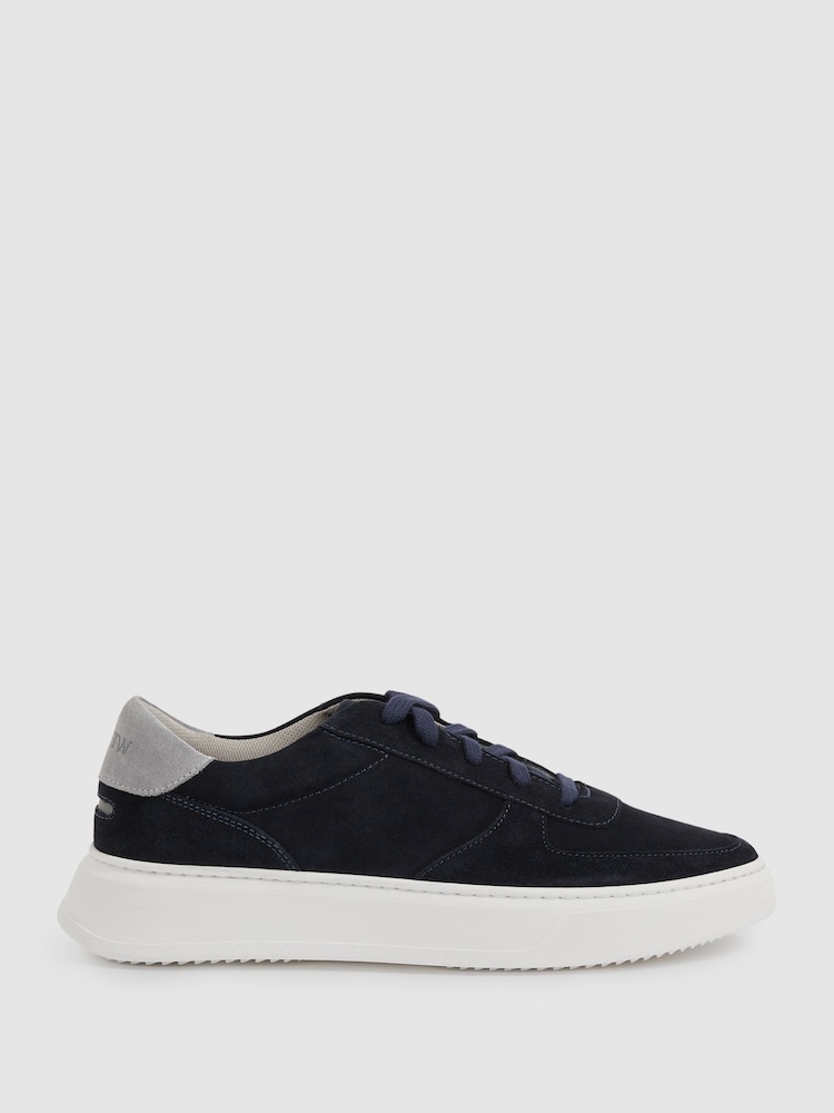 Unseen Footwear Suede Marais Trainers - Image 1 of 4