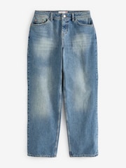 Dark Blue Baggy Wide Leg Hourglass Jeans - Image 3 of 5