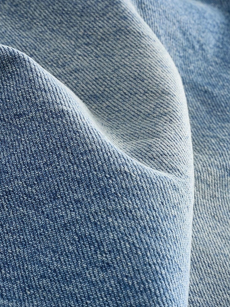 Dark Blue Baggy Wide Leg Hourglass Jeans - Image 5 of 5