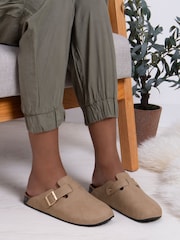 Totes Natural Ladies Clog Shoes - Image 1 of 3