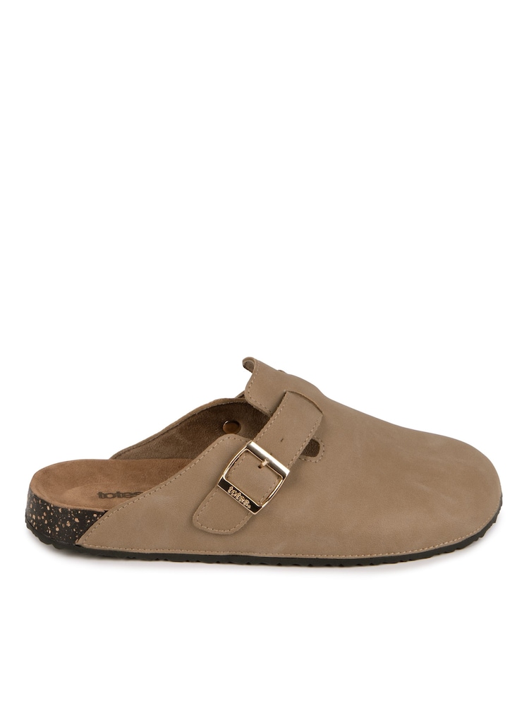Totes Natural Ladies Clog Shoes - Image 2 of 6
