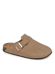 Totes Natural Ladies Clog Shoes - Image 4 of 6