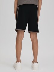 Reiss Hunting Green Heddon 13-14 yrs Knitted Drawstring Shorts - Image 5 of 6