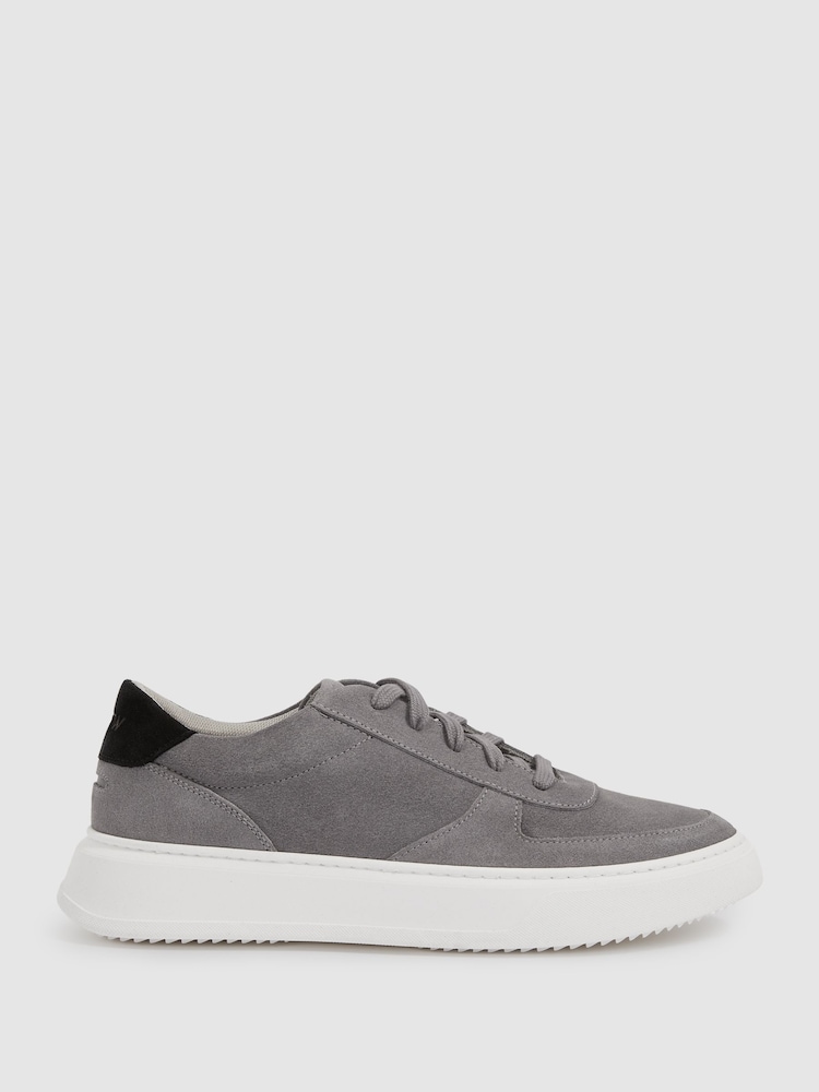 Unseen Footwear Suede Marais Trainers - Image 1 of 4