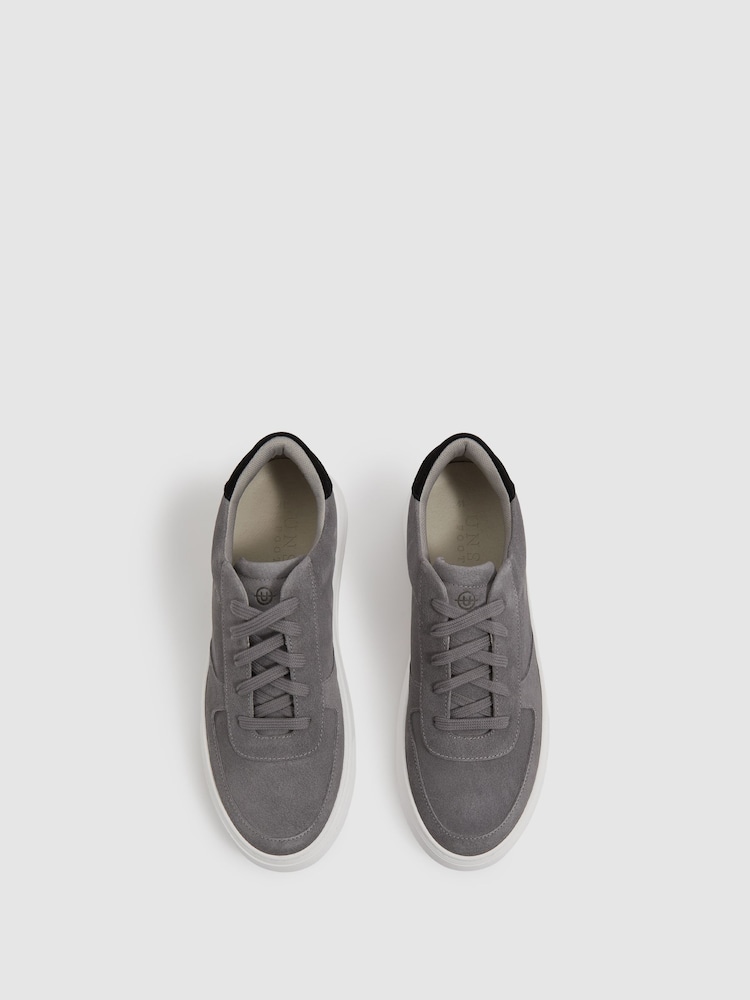 Unseen Footwear Suede Marais Trainers - Image 2 of 4
