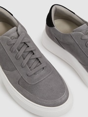 Unseen Footwear Suede Marais Trainers - Image 4 of 4