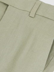 Pantalones ajustables de corte slim de lino Kin de Reiss - Imagen 4 de 4