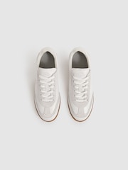 Unseen Footwear Leather Suede Trainers - Image 2 of 6