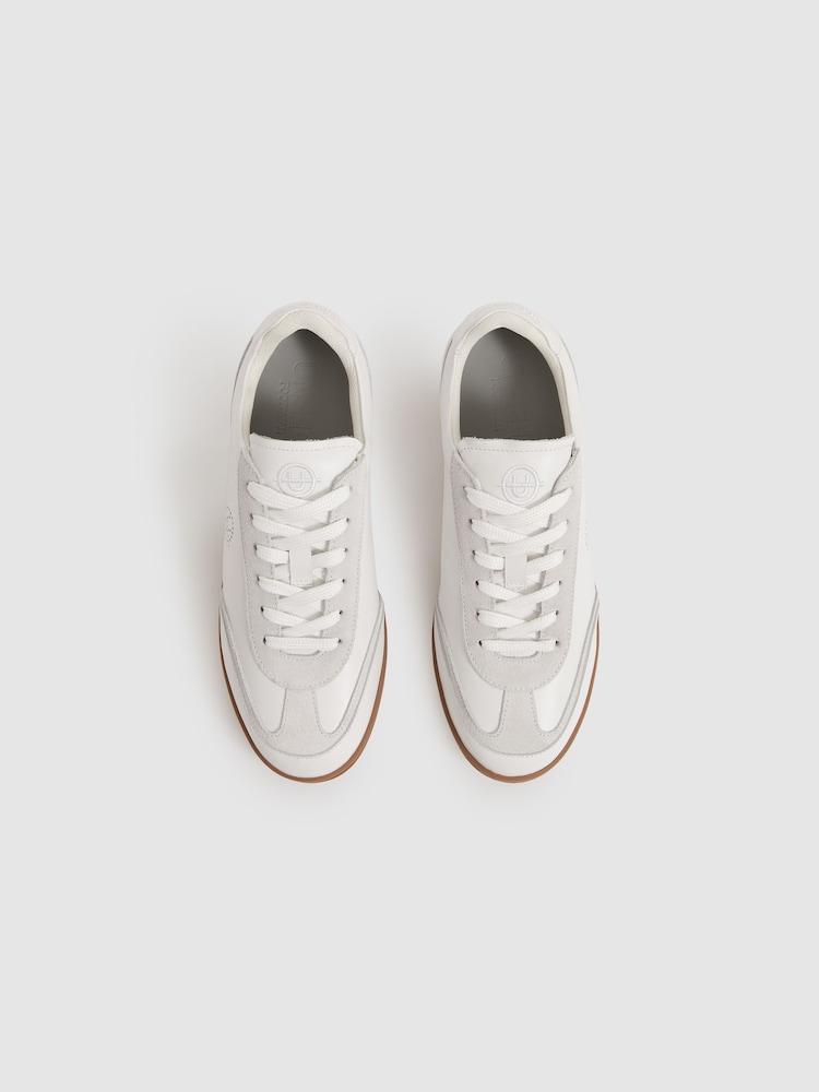 Unseen Footwear Leather Suede Trainers - Image 2 of 6