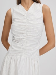 Anna Quan Ruche Maxi Dress - Image 3 of 5