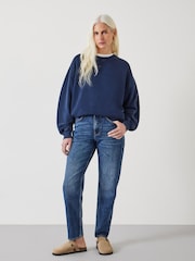 Hush Mid Wash Blue Alex Straight Leg Jeans - Image 1 of 5
