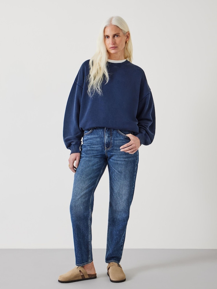 Hush Mid Wash Blue Alex Straight Leg Jeans - Image 1 of 5