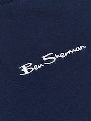 Ben Sherman Blue Boys Script Crew Neck Sweatshirt - Image 3 of 3