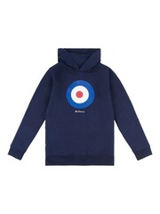 Ben Sherman Blue Boys Target Hoodie - Image 2 of 3