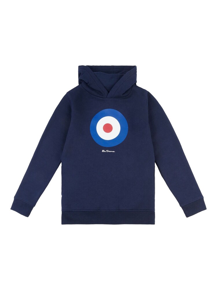 Ben Sherman Blue Boys Target Hoodie - Image 2 of 3